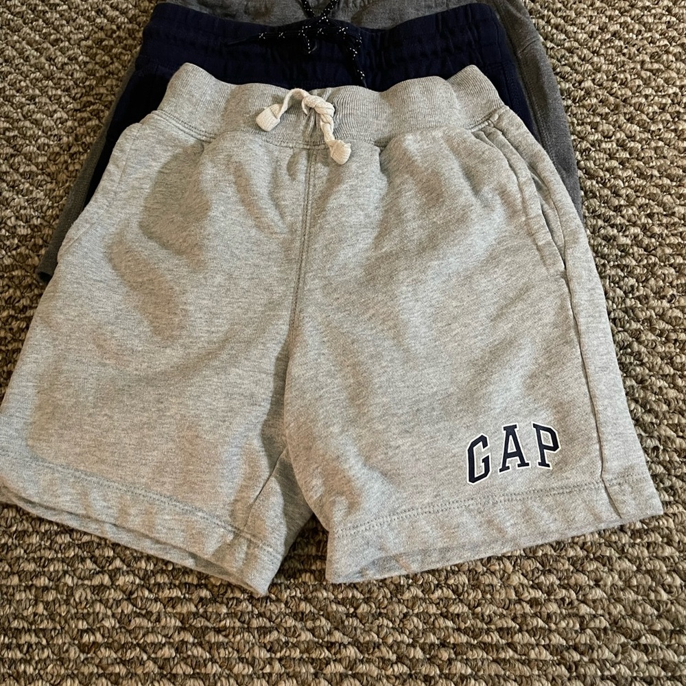 GAPFIT Three Pairs!!! 
Light Gray, Navy blue, Dark gray Casual Shorts
Size 6-7